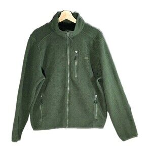 ​L.L. Bean Gorpcore Polartec Fleece Full Zip Jacket Green Men's Large
